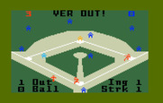 World Championship Baseball for Intellivision - Yer out!