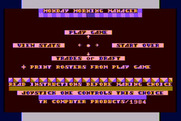 Monday Morning Manager for Atari 8-bit - Main menu.