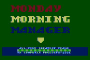 Monday Morning Manager for Atari 8-bit - Continuing to load the game.