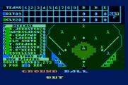 Monday Morning Manager for Atari 8-bit - Ground ball...out!