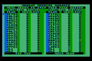Monday Morning Manager for Atari 8-bit - Season stats.