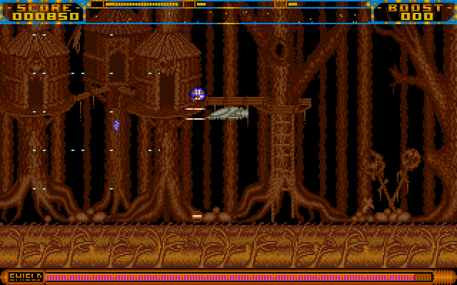 Anarchy Amiga Screenshot: Blasting opponents...