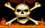 Anarchy for Amiga - Anti-piracy loading screen.