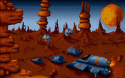 Anarchy for Amiga - Game over screen.