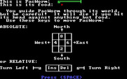 PacWorm for IBM PC/Compatibles - Game instructions, part 1.