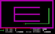 PacWorm for IBM PC/Compatibles - About to eat some food...