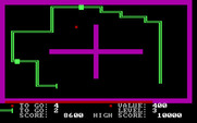 PacWorm for IBM PC/Compatibles - Don't crash into the wall or your tail!