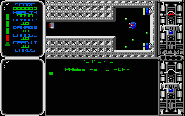 Captain Fizz Meets the Blaster-Trons Atari ST Screenshot: Game start.