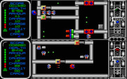 Captain Fizz Meets the Blaster-Trons for Atari ST - The arrows indicate one way paths.