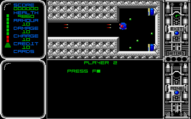 Captain Fizz Meets the Blaster-Trons Amiga Screenshot: Game start.