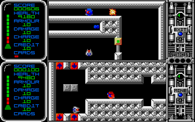 Captain Fizz Meets the Blaster-Trons Amiga Screenshot: Exploring the area...