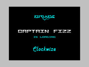 Captain Fizz Meets the Blaster-Trons for ZX Spectrum - Loading screen 1.