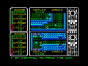 Captain Fizz Meets the Blaster-Trons for ZX Spectrum - Two players have joined the game now.