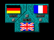 Captain Fizz Meets the Blaster-Trons for ZX Spectrum - Language selection.