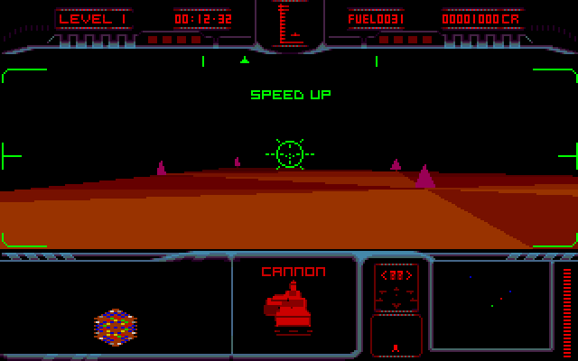 Matrix Marauders Amiga Screenshot: My next attempt...I need to speed up.