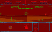 Matrix Marauders for Amiga - Warning, you have been hit!