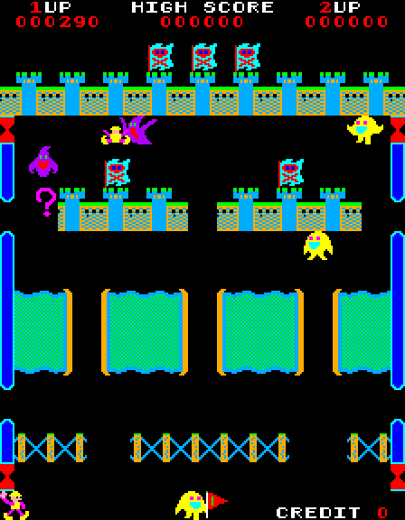 Naughty Boy Arcade Screenshot: Oh no, I was caught!