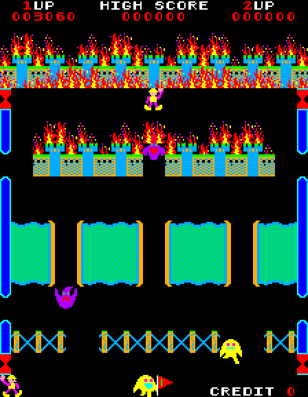 Naughty Boy Arcade Screenshot: Level completed!