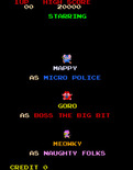 Mappy for Arcade - Introducing the characters...