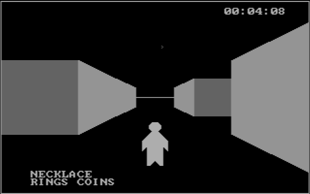 Treasure Hunt IBM PC/Compatibles Screenshot: Which way should I head now?