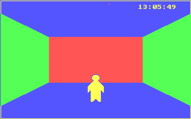 Treasure Hunt IBM PC/Compatibles Screenshot: Game start.
