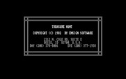 Treasure Hunt for IBM PC/Compatibles - Title screen.