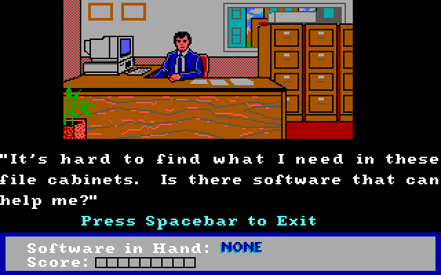FUNdamentals, The IBM PC/Compatibles Screenshot: Here's someone else who could use some help...