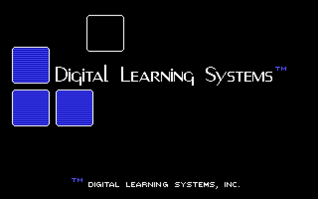 FUNdamentals, The IBM PC/Compatibles Screenshot: Digital Learning Systems logo screen.