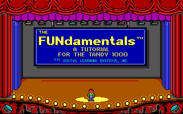 FUNdamentals, The IBM PC/Compatibles Screenshot: Title screen.