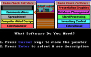 FUNdamentals, The for IBM PC/Compatibles - Pick up a software product at the Radio Shack.