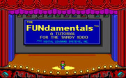 FUNdamentals, The for IBM PC/Compatibles - Title screen.