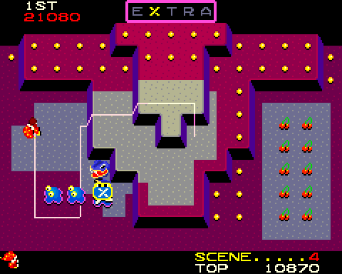 Do! Run Run Arcade Screenshot: Another bonus letter opportunity.