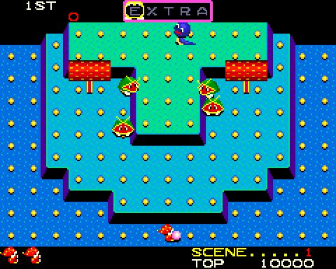 Do! Run Run Arcade Screenshot: Game start.