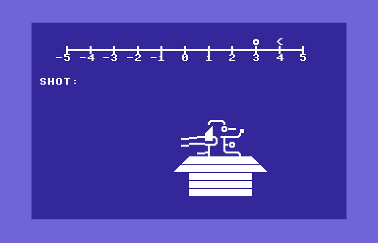 Games III Commodore 64 Screenshot: Snoopy: game start.