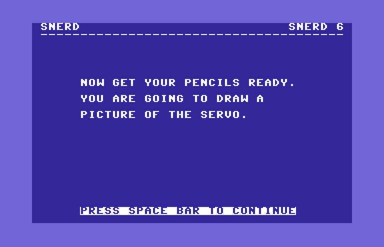 Games III Commodore 64 Screenshot: Snerd: get ready!