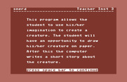 Games III for Commodore 64 - Snerd: teacher instructions.