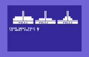 Games III for Commodore 64 - Tower: game in progress.