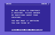 Games III for Commodore 64 - Snerd: game start.