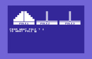 Games III for Commodore 64 - Tower: game start.
