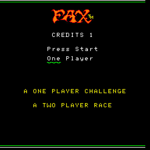Fax Arcade Screenshot: Press start button to begin!