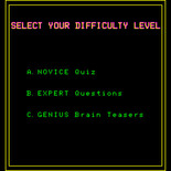 Fax for Arcade - Select a difficulty.