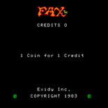 Fax for Arcade - Title screen.