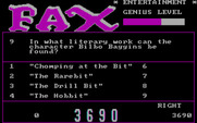 Fax for IBM PC/Compatibles - Player two proved the correct response first!