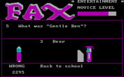 Fax for IBM PC/Compatibles - Wrong response, so I get a dunce cap.