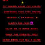 Pepper II for Arcade - Game instructions.