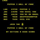 Pepper II for Arcade - High scores.