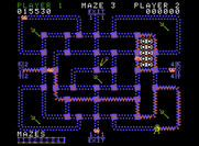 Pepper II for ColecoVision - Enclose the various items to temporarily be invulnerable.
