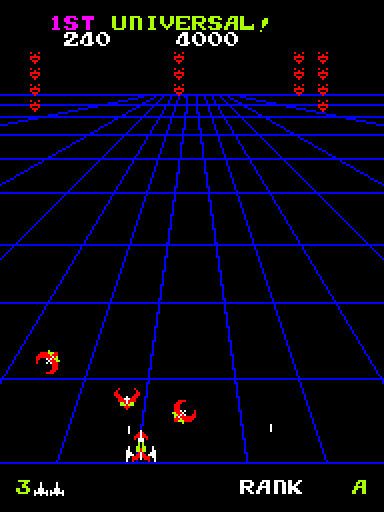 Devil Zone Arcade Screenshot: Don't crash!