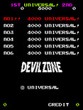 Devil Zone for Arcade - High scores.