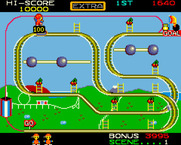 Mr. Do's Wild Ride for Arcade - 100 points for collecting a cherry.